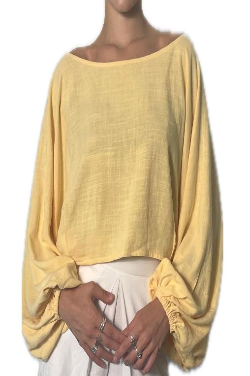 Fab Sleeve Blouse - Linen/Viscose