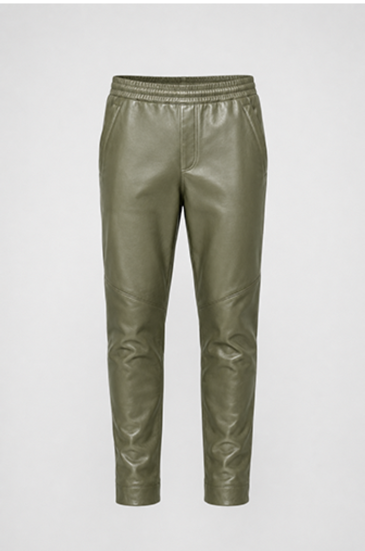 Leather Jogger