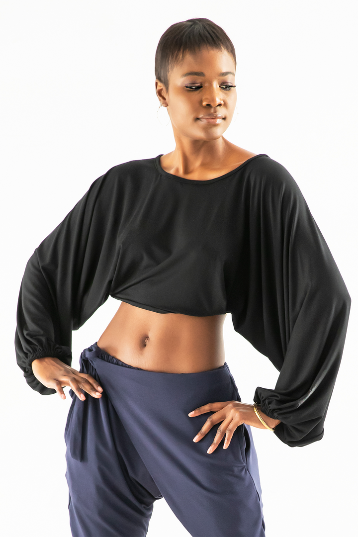 Bamboo Cropped Sleeves