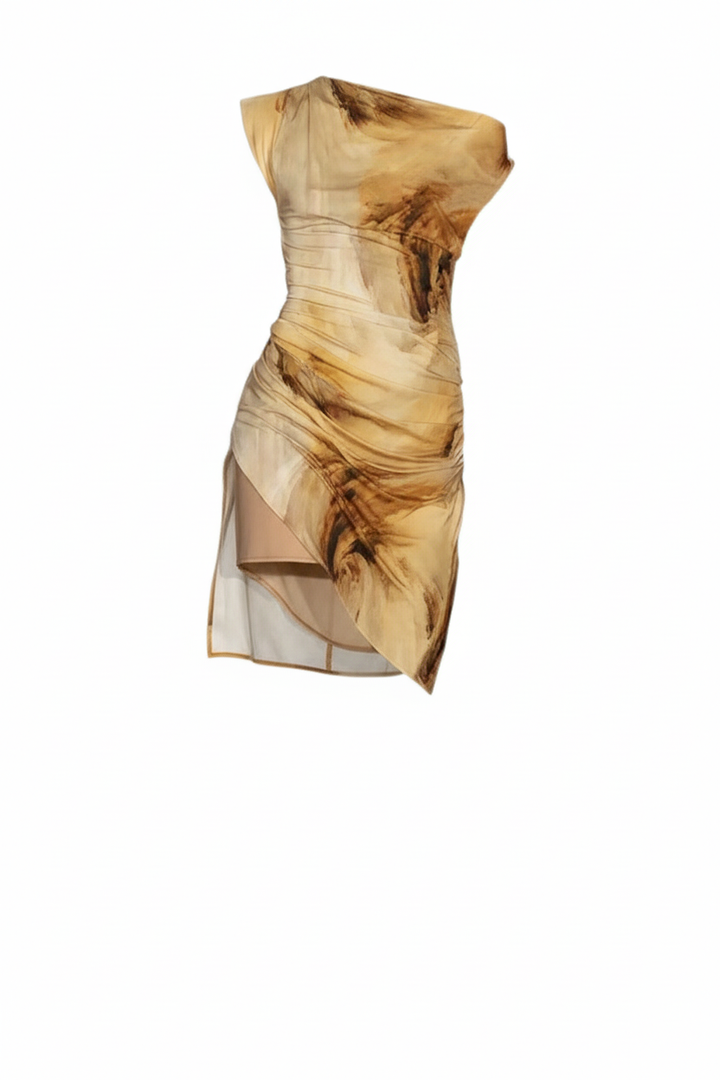 Ghost mannequin image of Sedona Estelle Dress - accurate hem
