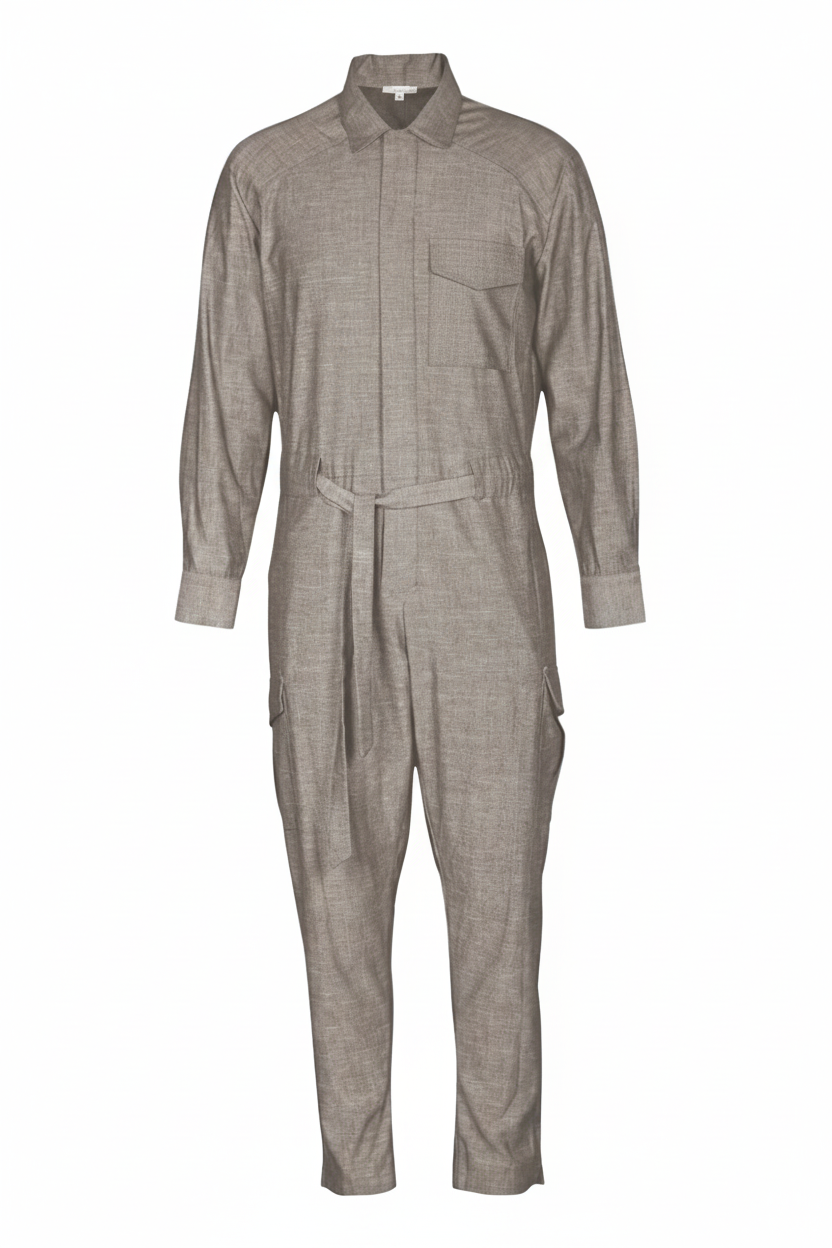 Her Cargo Coverall – Ghost Mannequin Clean