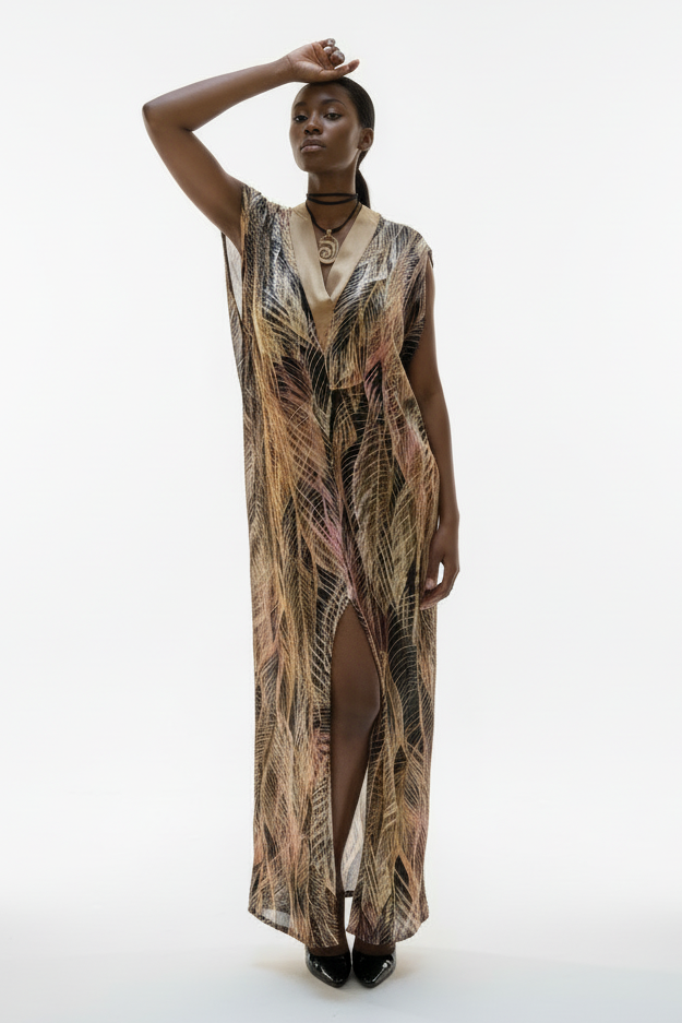 Kaftan Charmane - Cropped Studio Edit