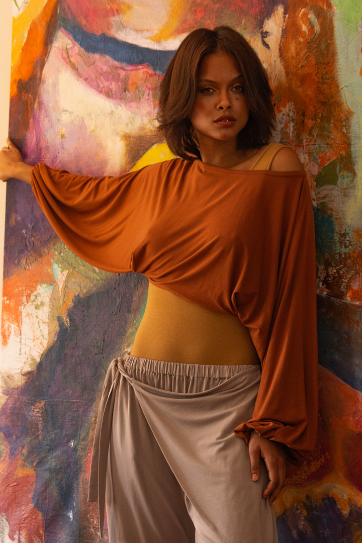 Bamboo Cropped Sleeves