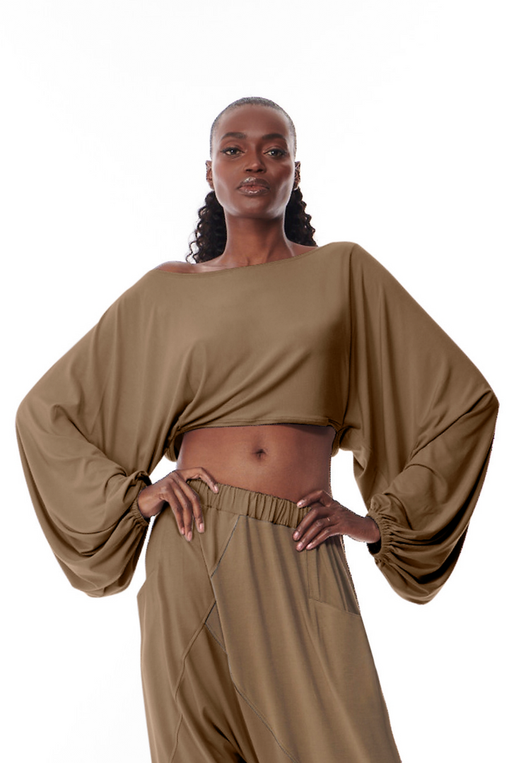 Bamboo Cropped Sleeves