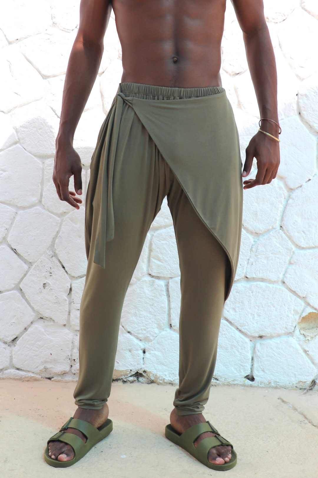 Bamboo Wrap Pant-Homme