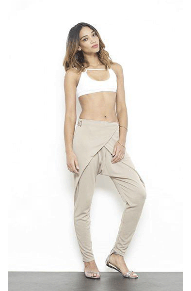 Matte Jersey Wrap Pant