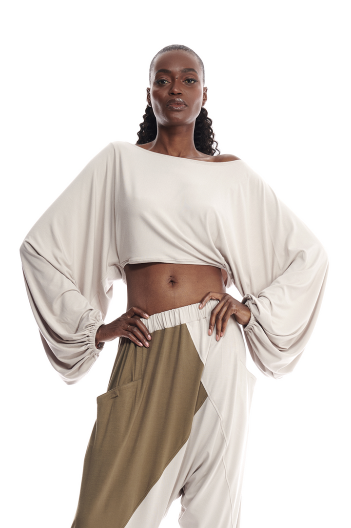 Bamboo Cropped Sleeves